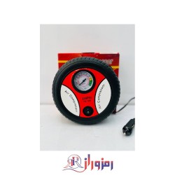 پمپ باد فندکی طرح تایر با فشار 260 PSI قرمز